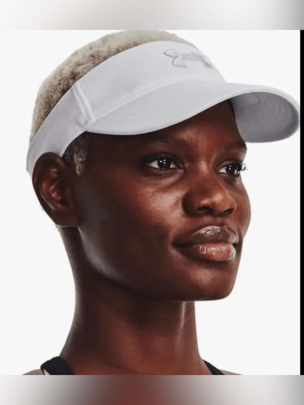 Under Armour White Performance Visor with Logo